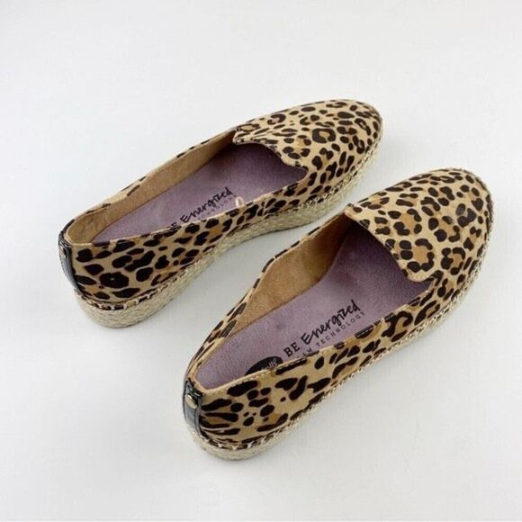 Dr. Scholl's Find Me Animal Print Slip-On Espadrilles Loafers Leopard Size 8 - Picture 10 of 12